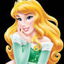 Princess Aurora Bust in Green