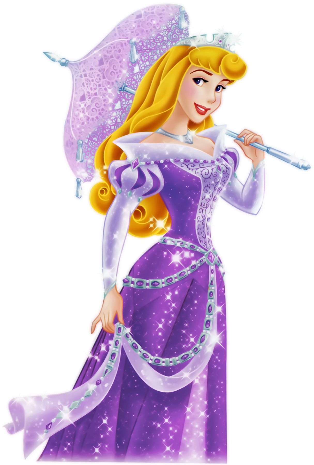 Princess Aurora in Purple #23 by MermaidMelodyEdits on DeviantArt