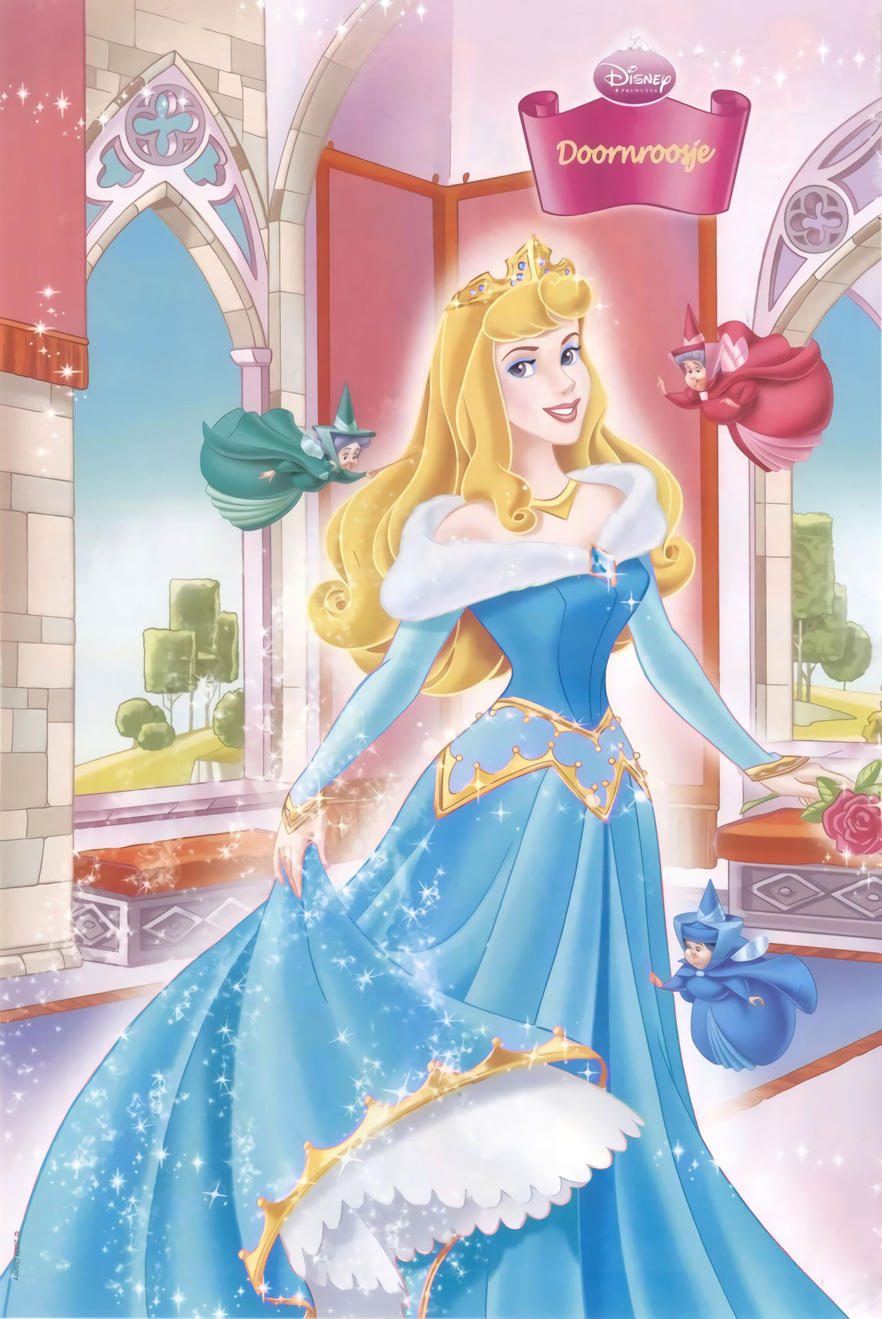 princess aurora blue dress Walt disney princesses