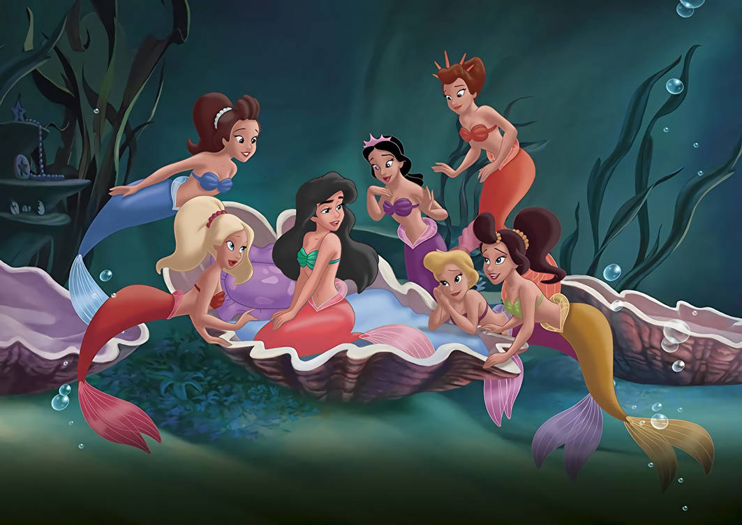 5 мультфильмов диснея. Русалочка начало истории Ариэль. Русалочка / the little Mermaid.