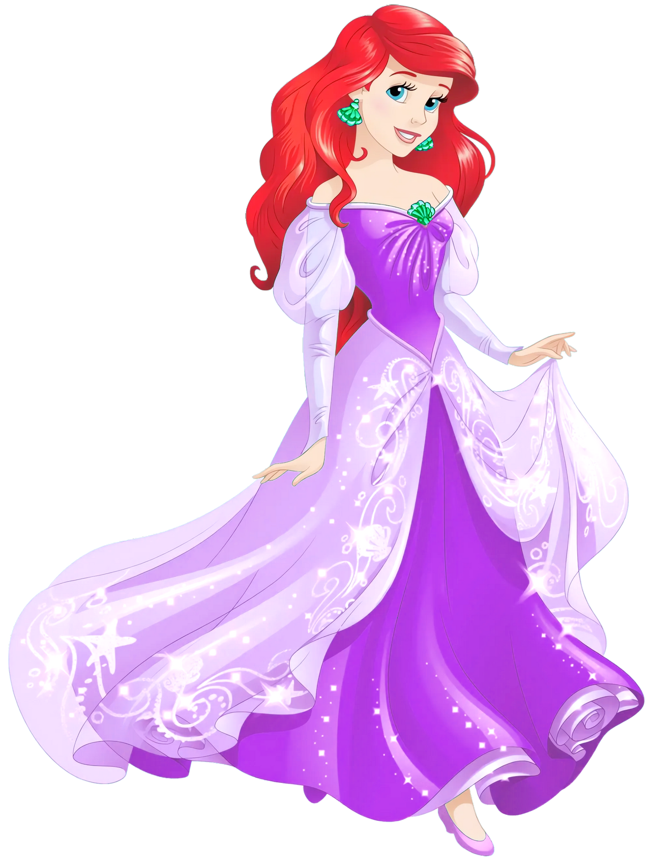 Little mermaid purple sales dress