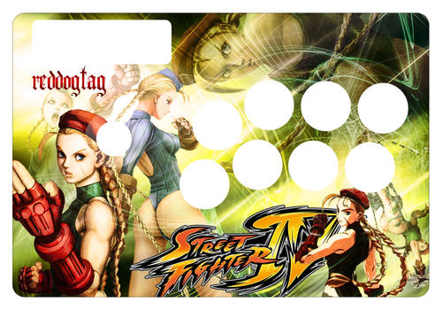 Cammy Custom Fightstick Art