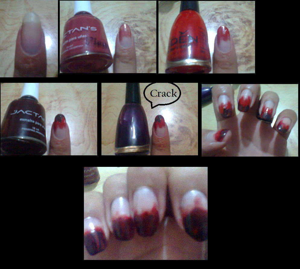 My nails - zombie (step by step)