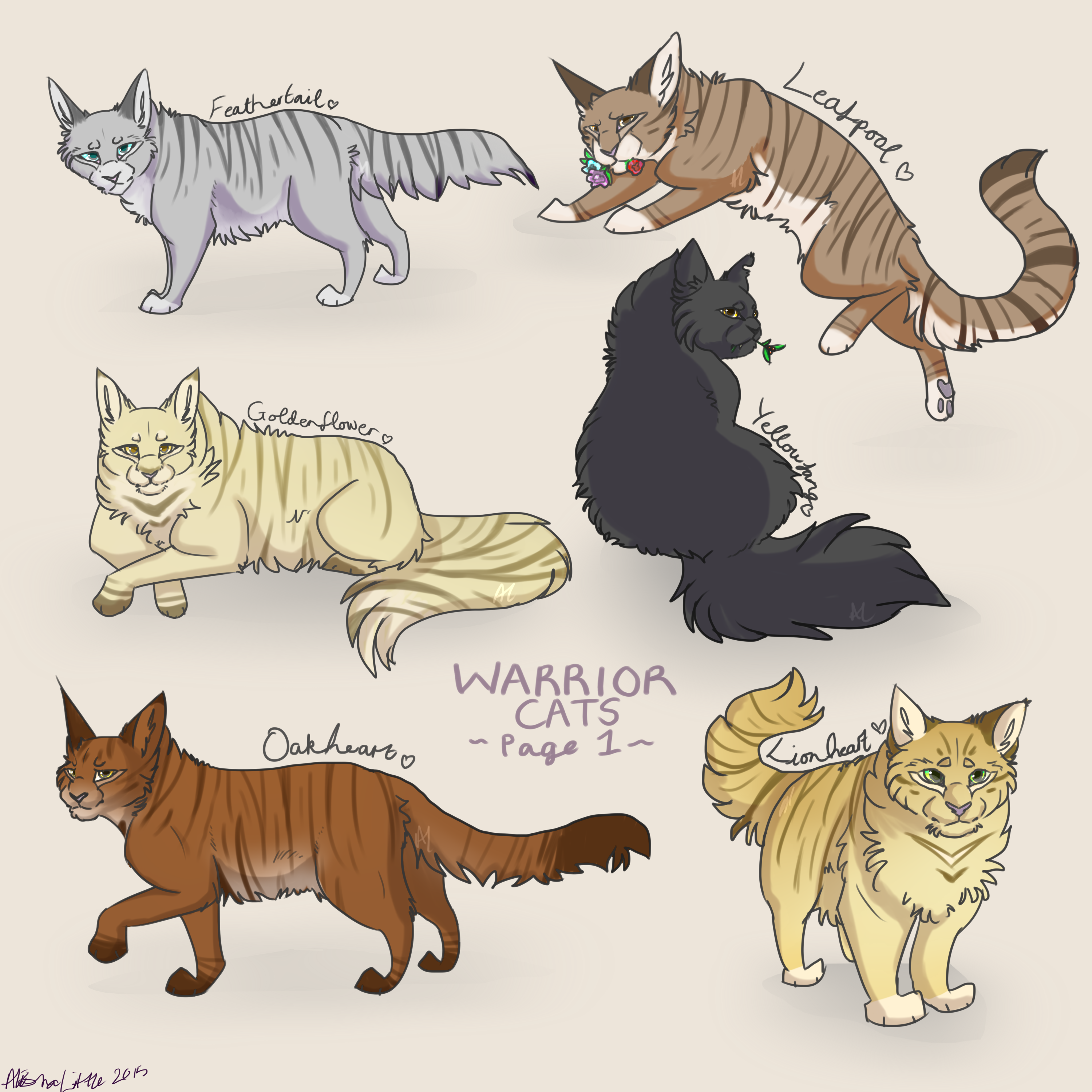 Warrior Cats Character Sheet 1 by Coeuralma on DeviantArt