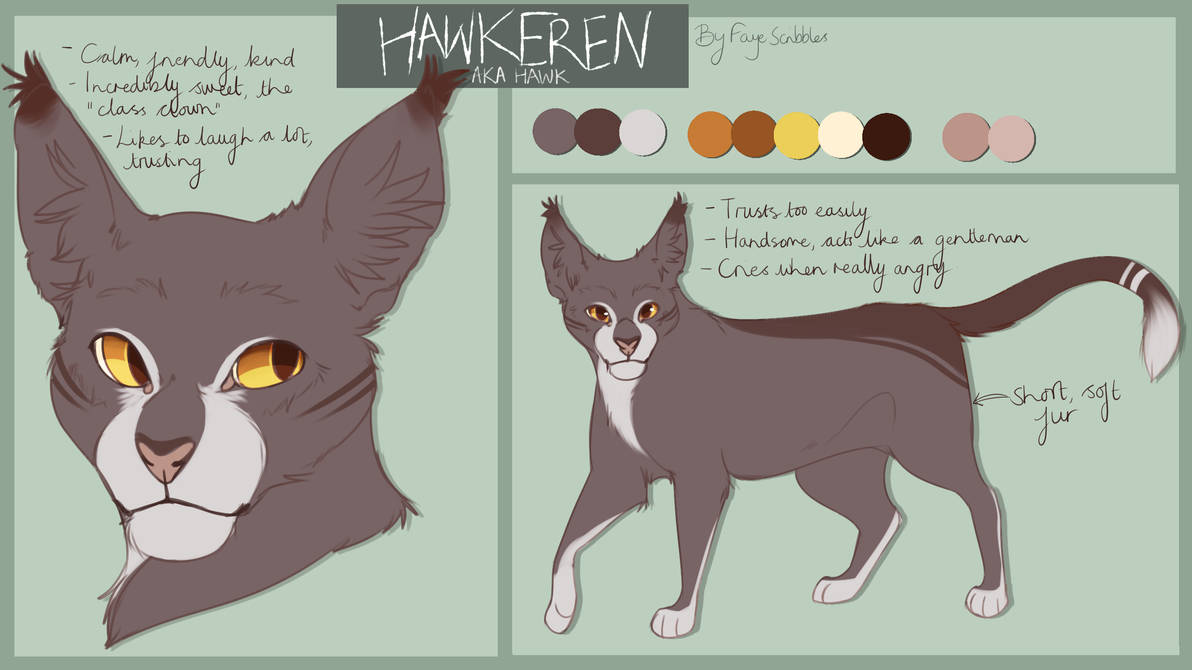 Hawkeren Maguf - Reference Sheet !NEW! by Coeuralma