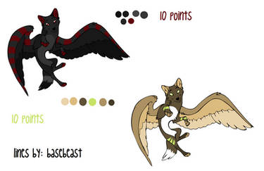 winged wolf adoptables -closed-