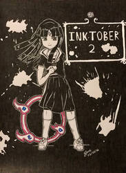 Kouko Ishigami - Spirit circle - Inktober2 