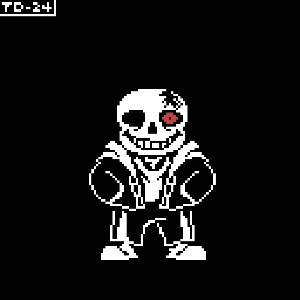 Dusttale - Sans battle sprite (animated) by sotwound on DeviantArt