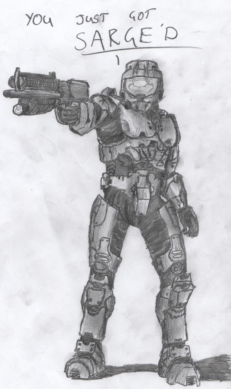 Sarge - Red vs Blue, Sketch