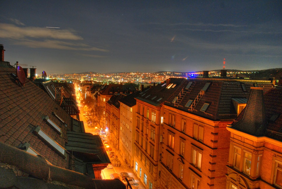 Stuttgart at night