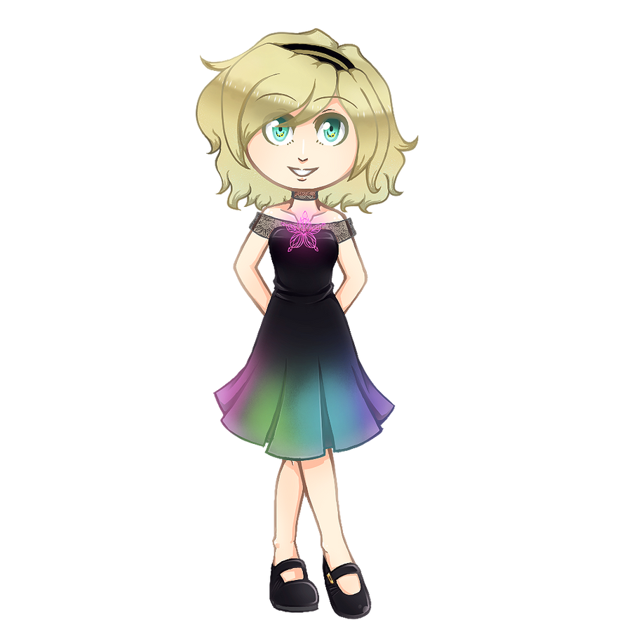 UTAU | Violet Aura | Semi-chibi by SpanishPandaHero
