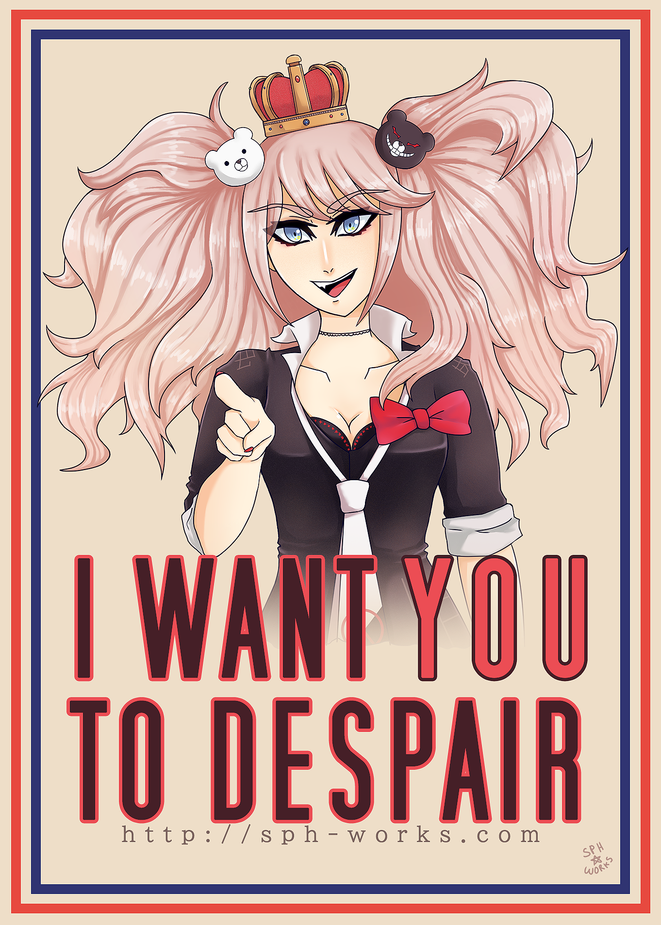 Danganronpa Junko Enoshima I Want You To Despair By Sph Works On Deviantart