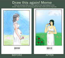 Draw this again! Meme - Aria