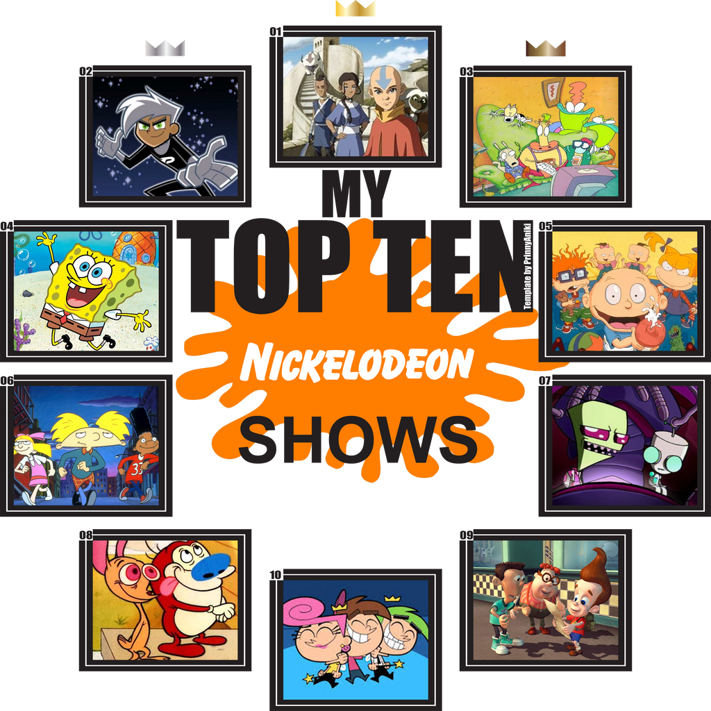 My Top Ten Nickelodeon Shows By Prinnyaniki On Deviantart