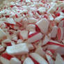 SMASHED UP CANDY CANES.