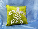 Pillow case Sea turtle by InferaDragon