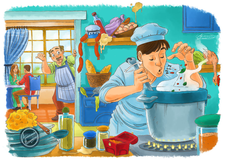 A Tale of Health - Children's Book - pic.01 by AniaBK A Tale of Health - Children's Book - pic.01 by AniaBK