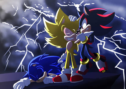 Sonic VS Sonic fleetway by wallacexteam on DeviantArt