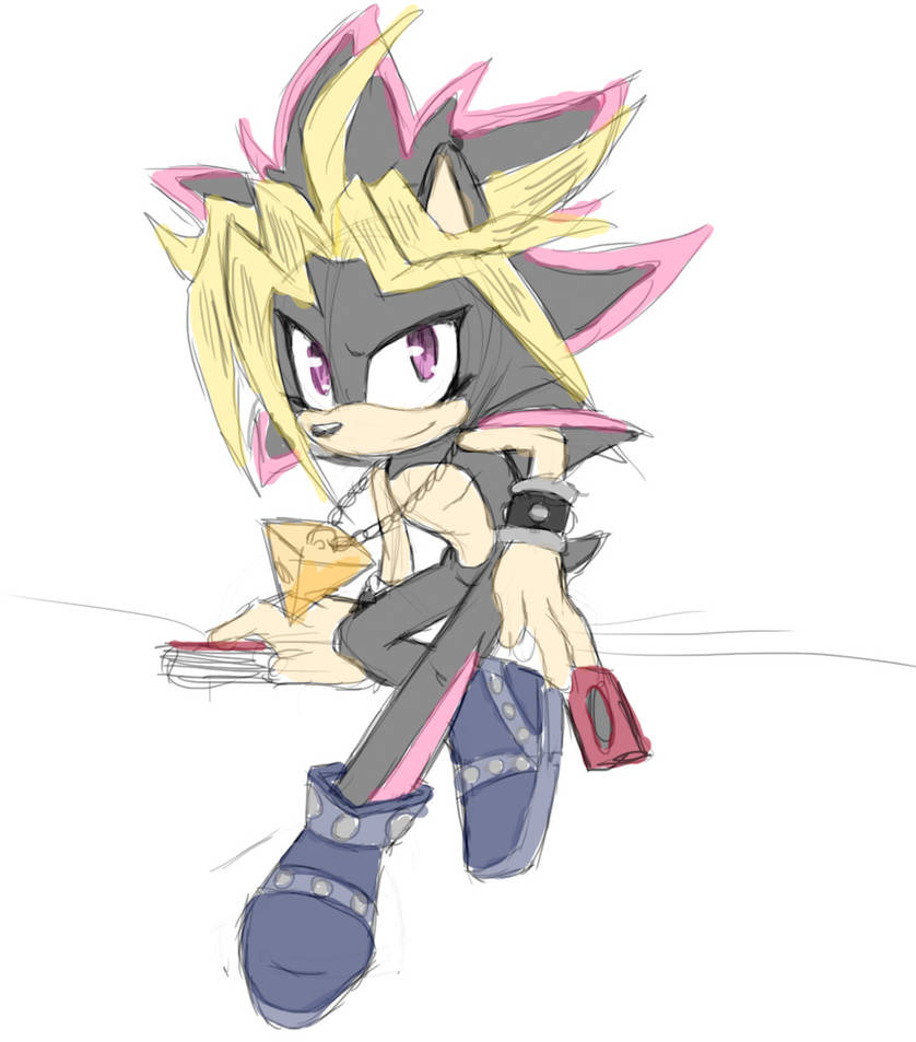 Yugi as a hedgehog by AngelofHapiness on DeviantArt.