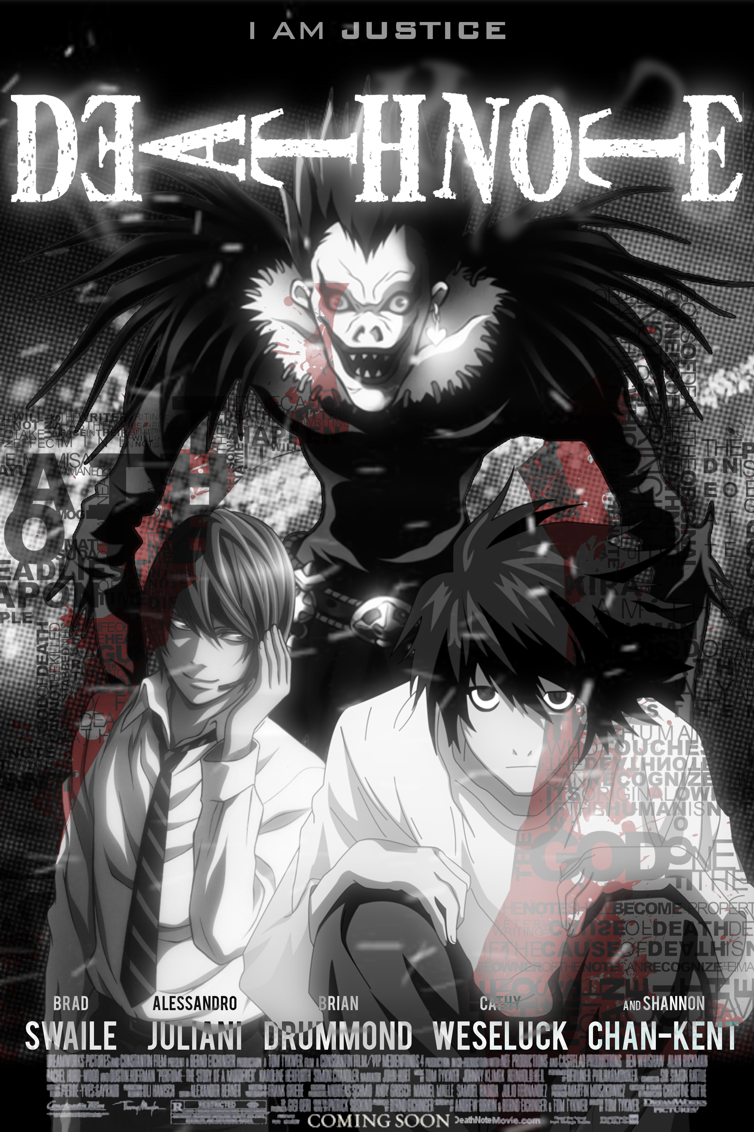 ArtStation - Death note anime poster