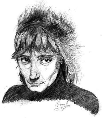 Rod Stuart Portraits Rod Stewart portrait by hodgsonart on DeviantArt