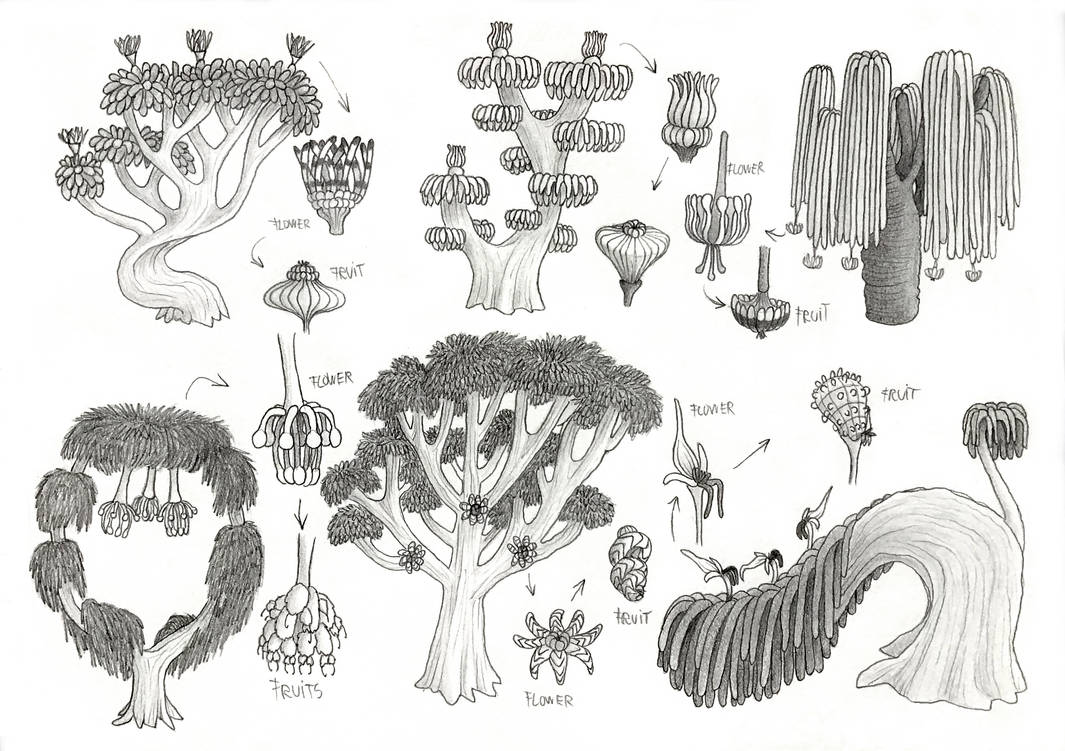 Anemone Trees, GLE, Art by AlienOffspring by Jdailey1991 on DeviantArt