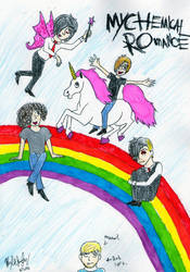 A painfully colorful MCR piece