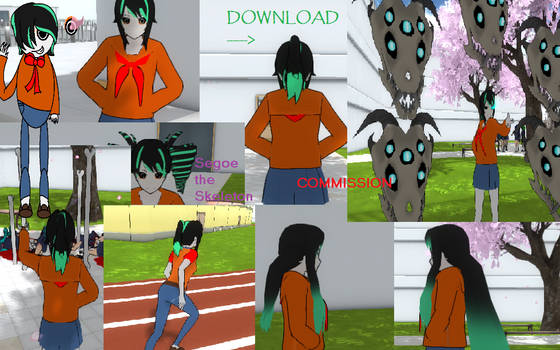 Yandere Simulator:Segoe the Skeleton COMMISSION