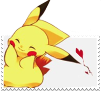 Pikachu Love Stamp by Red-Cherry-Anime