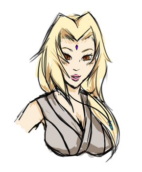 Lady Tsunade Sketchy