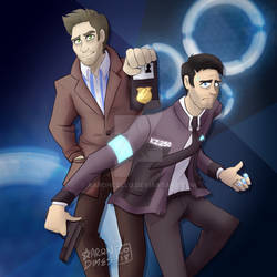 Detroit: Become HUNTERS! X-Over Destiel