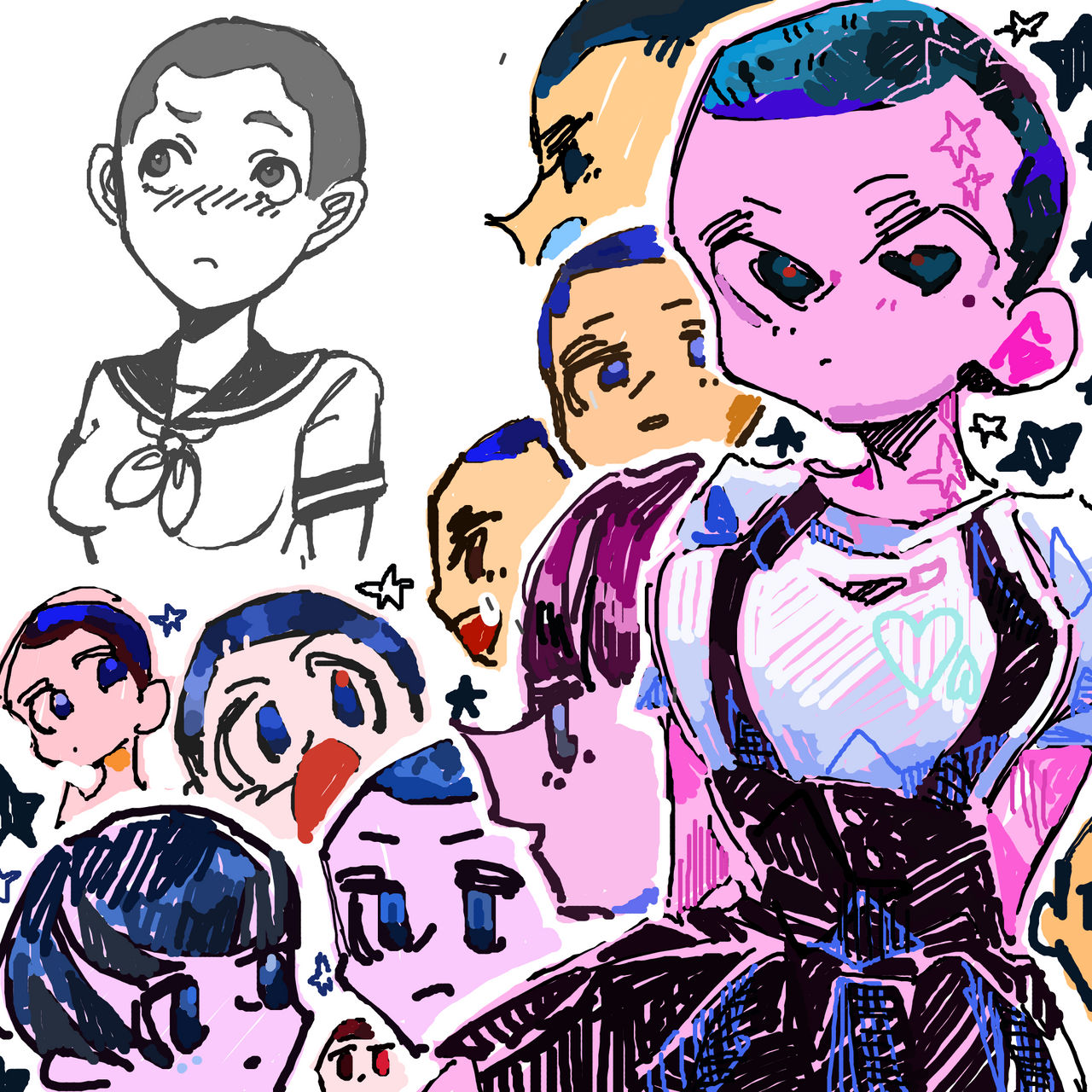 Buzzcut Ritsuko buzzcut by momyoraratityantan on DeviantArt