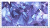 blue purple aesthetic crystal stamp by GlacierVapour