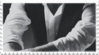black and white formalwear aesthetic stamp 3