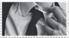 black and white formalwear aesthetic stamp 2 by GlacierVapour