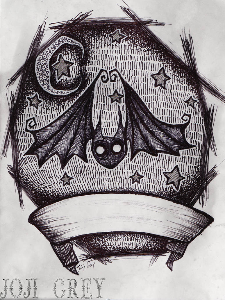Bat Tattoo Design by TheKingOfMoths on DeviantArt