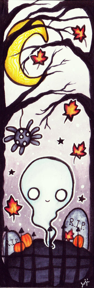 Halloween Ghost Bookmark