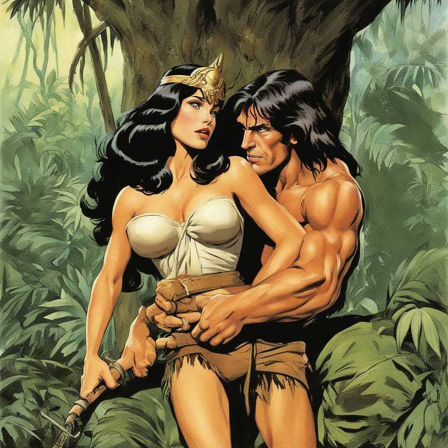 Sheena queen of the jungle kiss tarzan