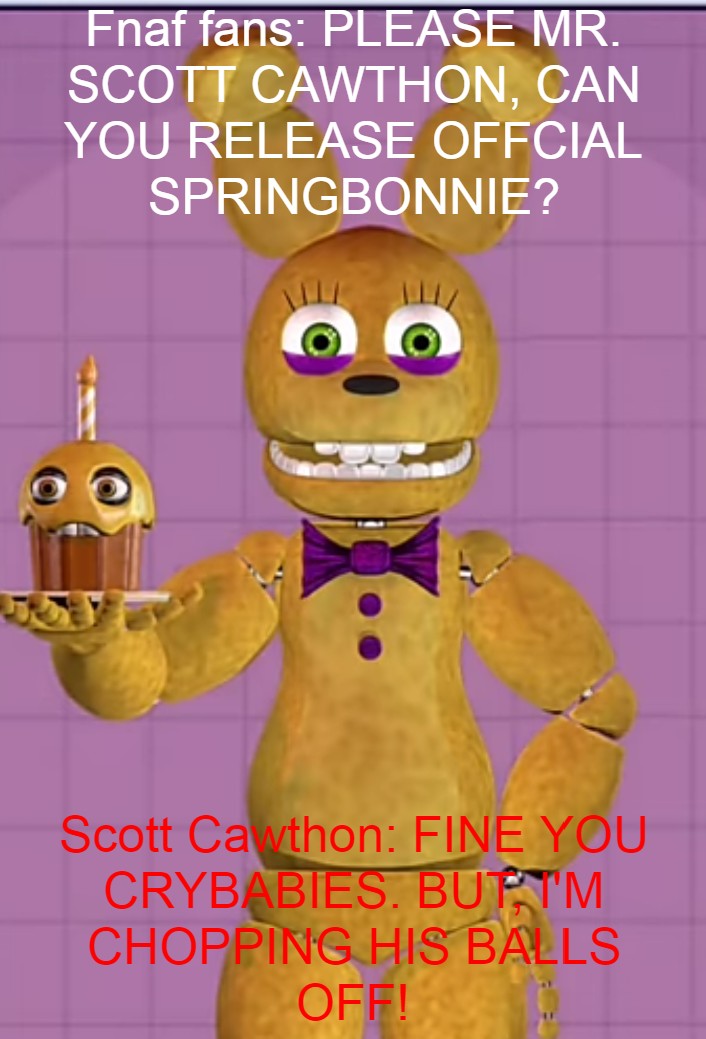 Fredbear and Springbonnie (Classic) by michaelsegura on DeviantArt