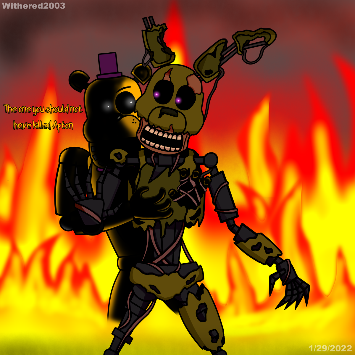 FNaF Security Breach RUIN Generations [Dark Ver.] by Confusedwolf26 on  DeviantArt