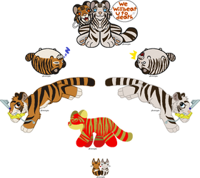 Tiger Sticker Designs