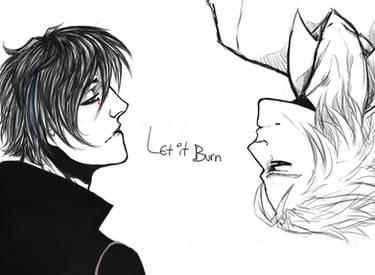 Let it Burn fic Illustration