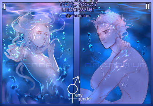 YCH auction #36-37 underwater (CLOSED)
