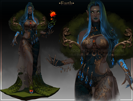 Adopt auction: Planets and Gods|Earth fem.(CLOSED)