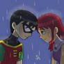 Robin and Starfire