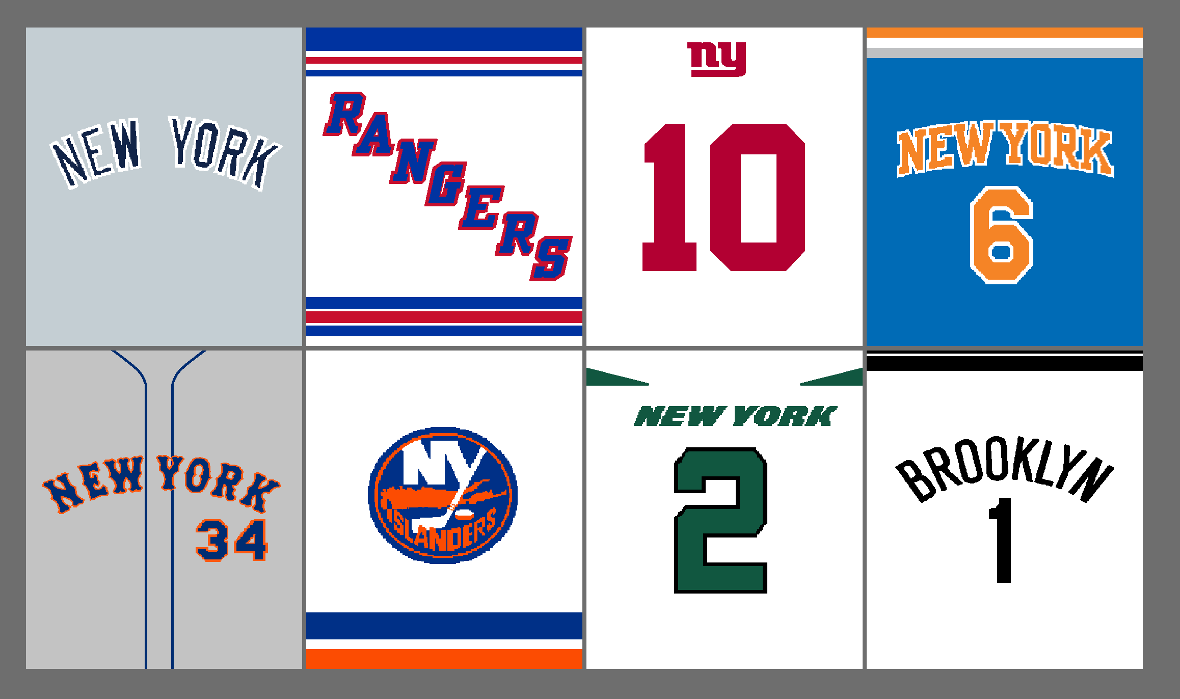 New York Sports Flag Yankees Giants Knicks Rangers Banner 