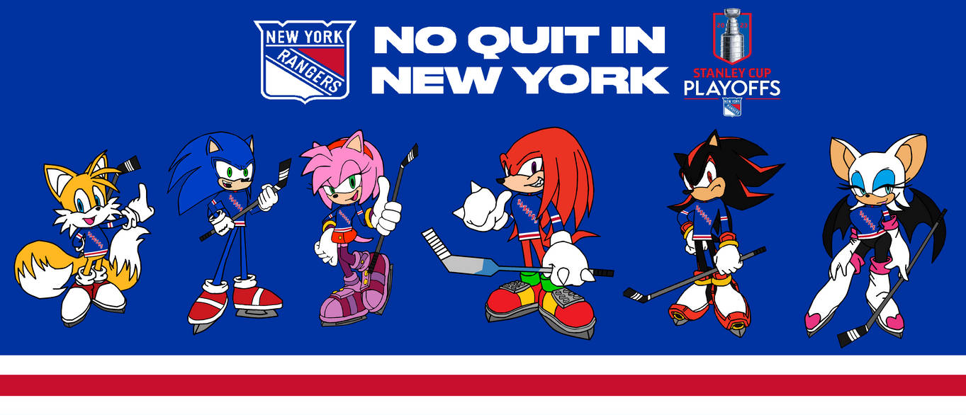 Sonic and Shadow, New York Rangers 2. by StriderPhantom on DeviantArt