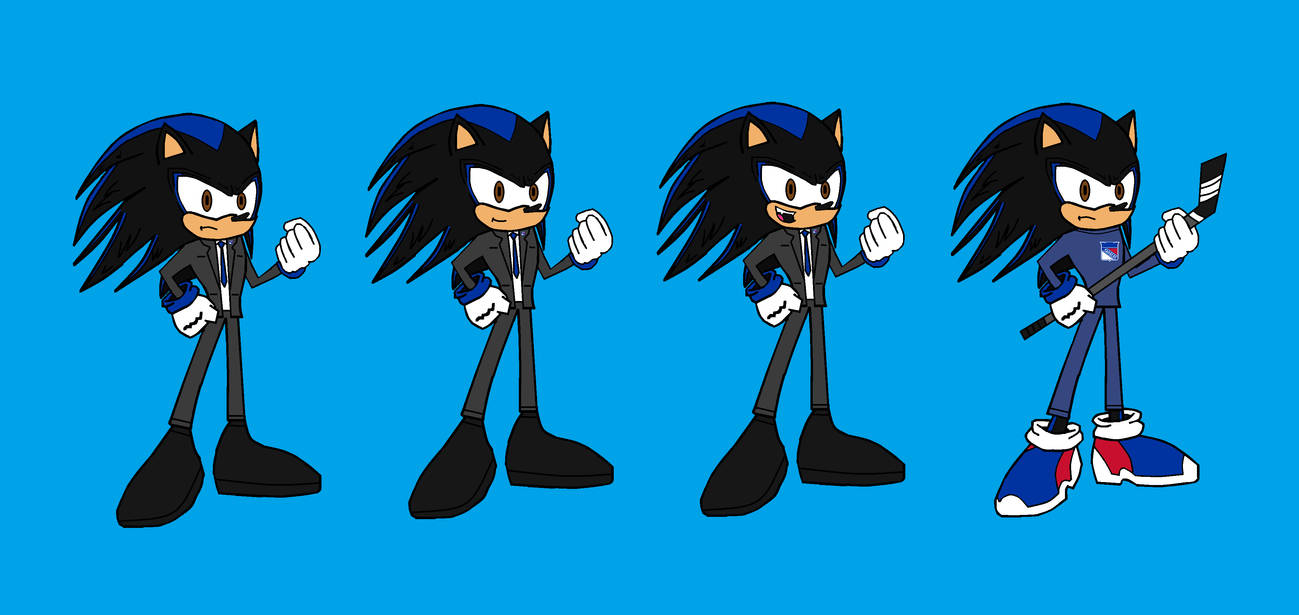 Sonic and Shadow, New York Rangers 2. by StriderPhantom on DeviantArt