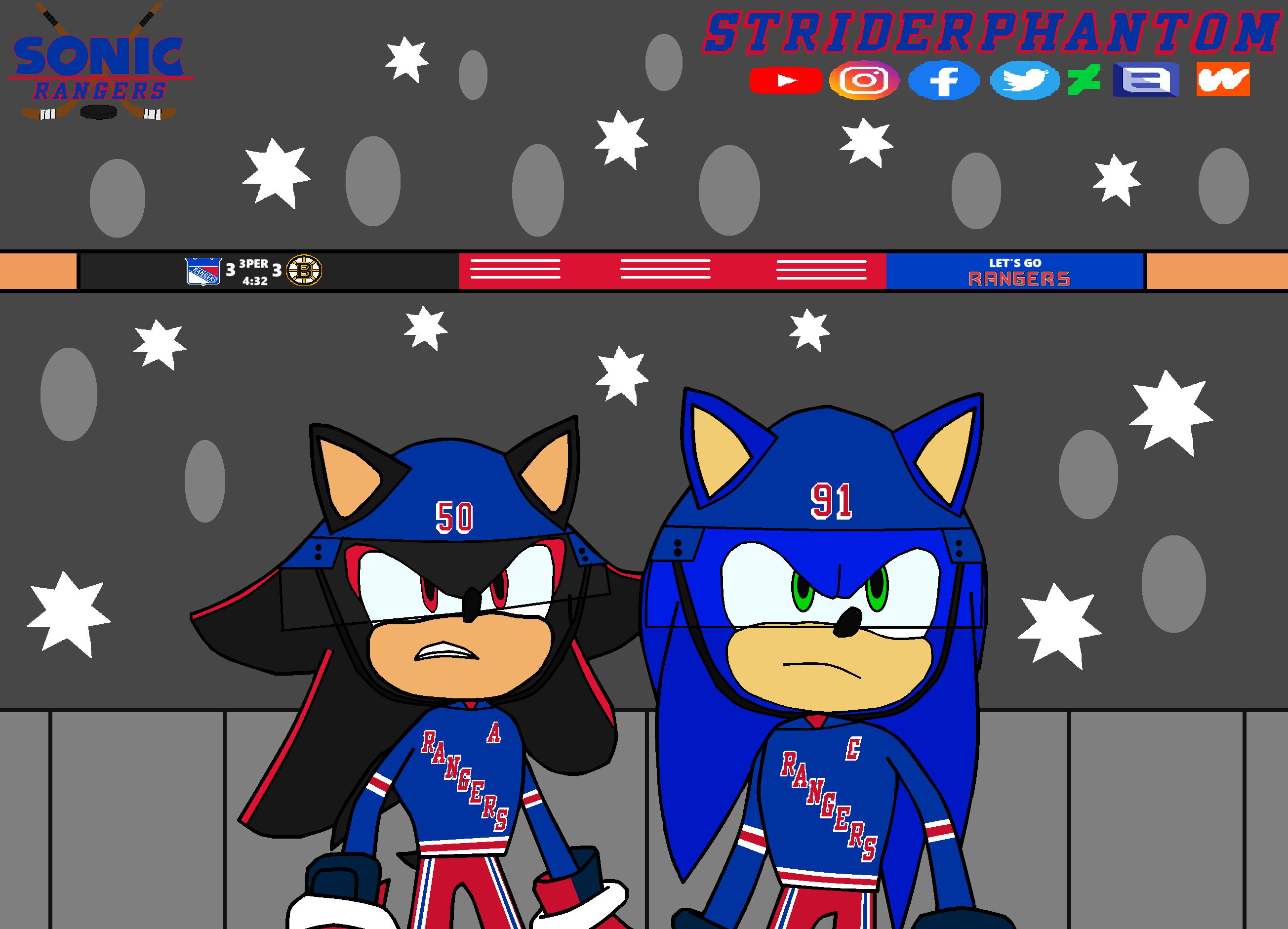 Sonic: Rangers, Sonic and Shadow 2 by StriderPhantom on DeviantArt