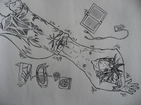 Slacking Line Copy Slacking - Line art by DeathofSilence on DeviantArt